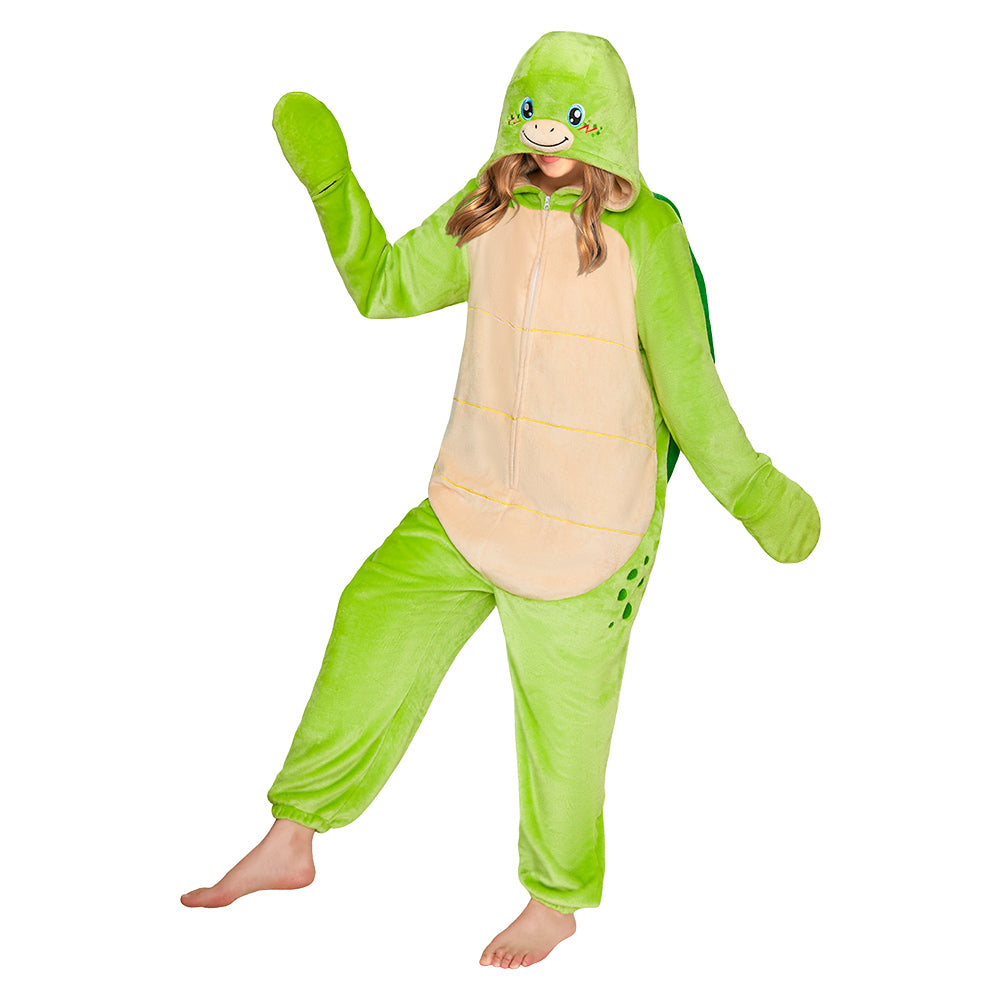 OLAOLA Sea Turtle Capybara Pajamas Animals Onesie Plush Warm Home One Piece For Adult Unisex Halloween Costume
