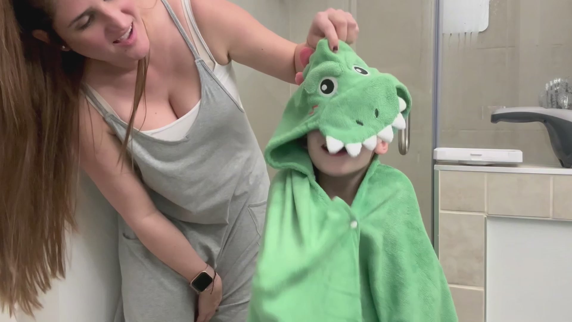 OLAOLA Kids Dinosaur Animal Beach Towels Blanket Plush Soft Absorbent Microfibre Outdoor Homewear