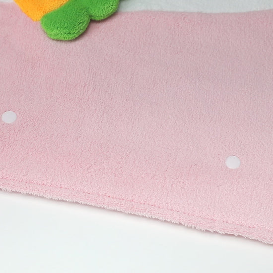 OLAOLA Kids Pink Rabbit Animal Beach Towels Bathrobe Blanket Plush Soft Coral Fleece Homewear Swim Robe