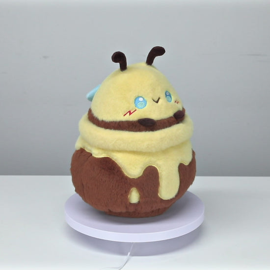 30CM OLAOLA Original Cute Honey Jar Bees Dolls Soft Stuffed Dolls Animals Food Plush Toys Plushies Birthday Gift