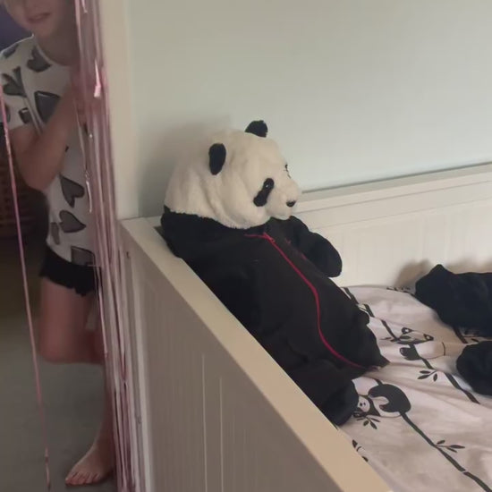 OLAOLA Unisex Adult Plush Giant Panda Animals Onesie Pajamas Warm Home One-Piece Sleepwear