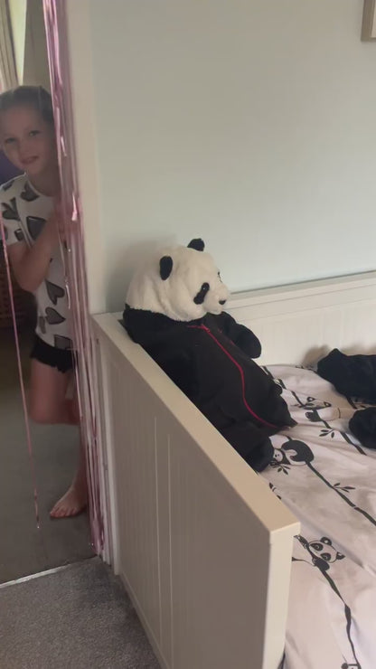 OLAOLA Unisex Adult Plush Giant Panda Animals Onesie Pajamas Warm Home One-Piece Sleepwear