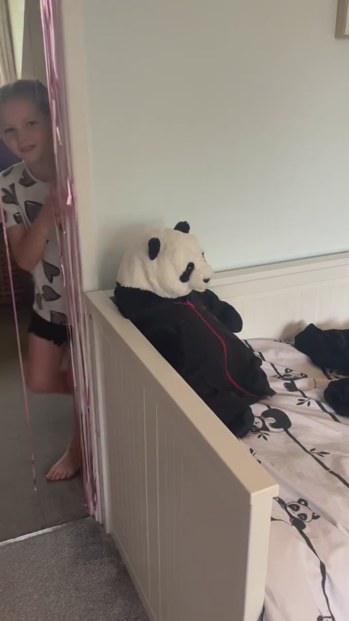 OLAOLA Unisex Adult Plush Giant Panda Animals Onesie Pajamas Warm Home One-Piece Sleepwear