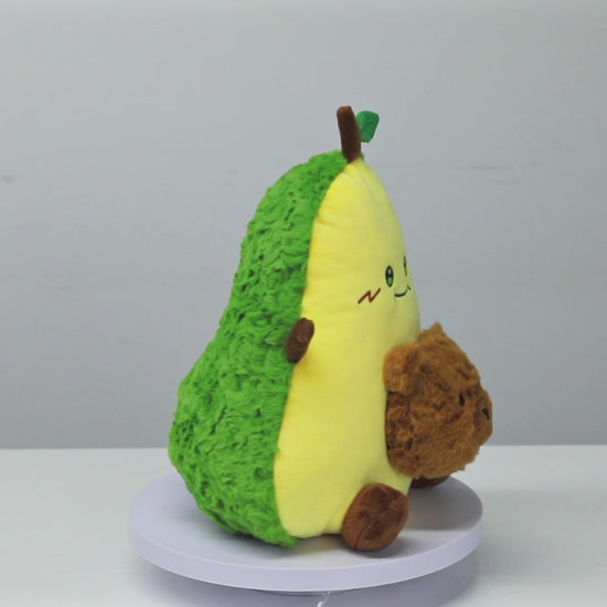 30CM OLAOLA Original Cute Avocado Bear Dolls Soft Stuffed Dolls Animals Food Plush Toys Plushies Birthday Gift