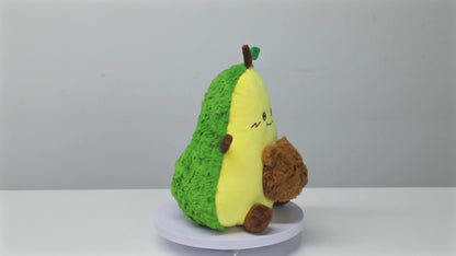 30CM OLAOLA Original Cute Avocado Bear Dolls Soft Stuffed Dolls Animals Food Plush Toys Plushies Birthday Gift