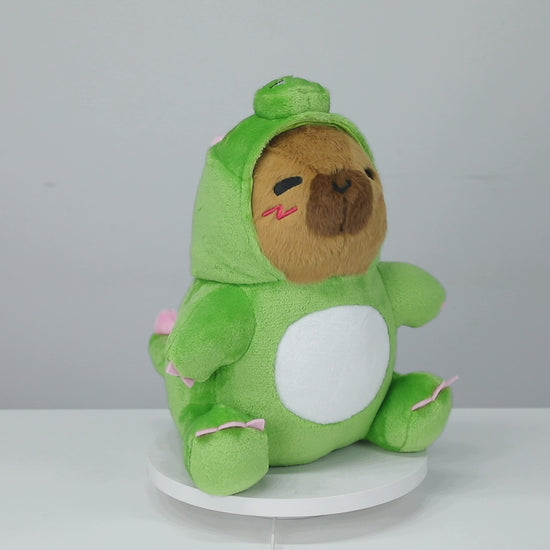 32CM OLAOLA Original Cute Capybara Dinosaur Dolls Soft Stuffed Dolls Animals Plush Toys Dino Plushies Birthday Gift