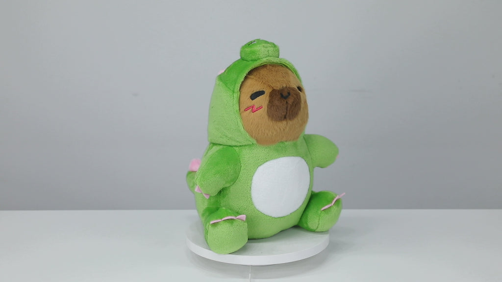 32CM OLAOLA Original Cute Capybara Dinosaur Dolls Soft Stuffed Dolls Animals Plush Toys Dino Plushies Birthday Gift