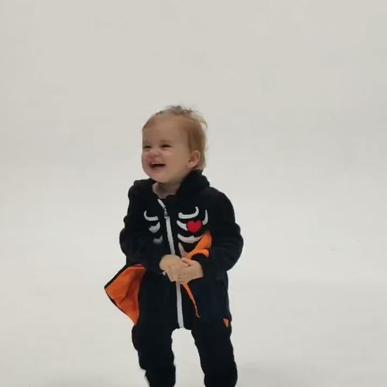 OLAOLA Baby Bat Pajamas Animal Onesie Toddler Romper Plush Dress Up Infant Outfits Halloween Cosplay Costume