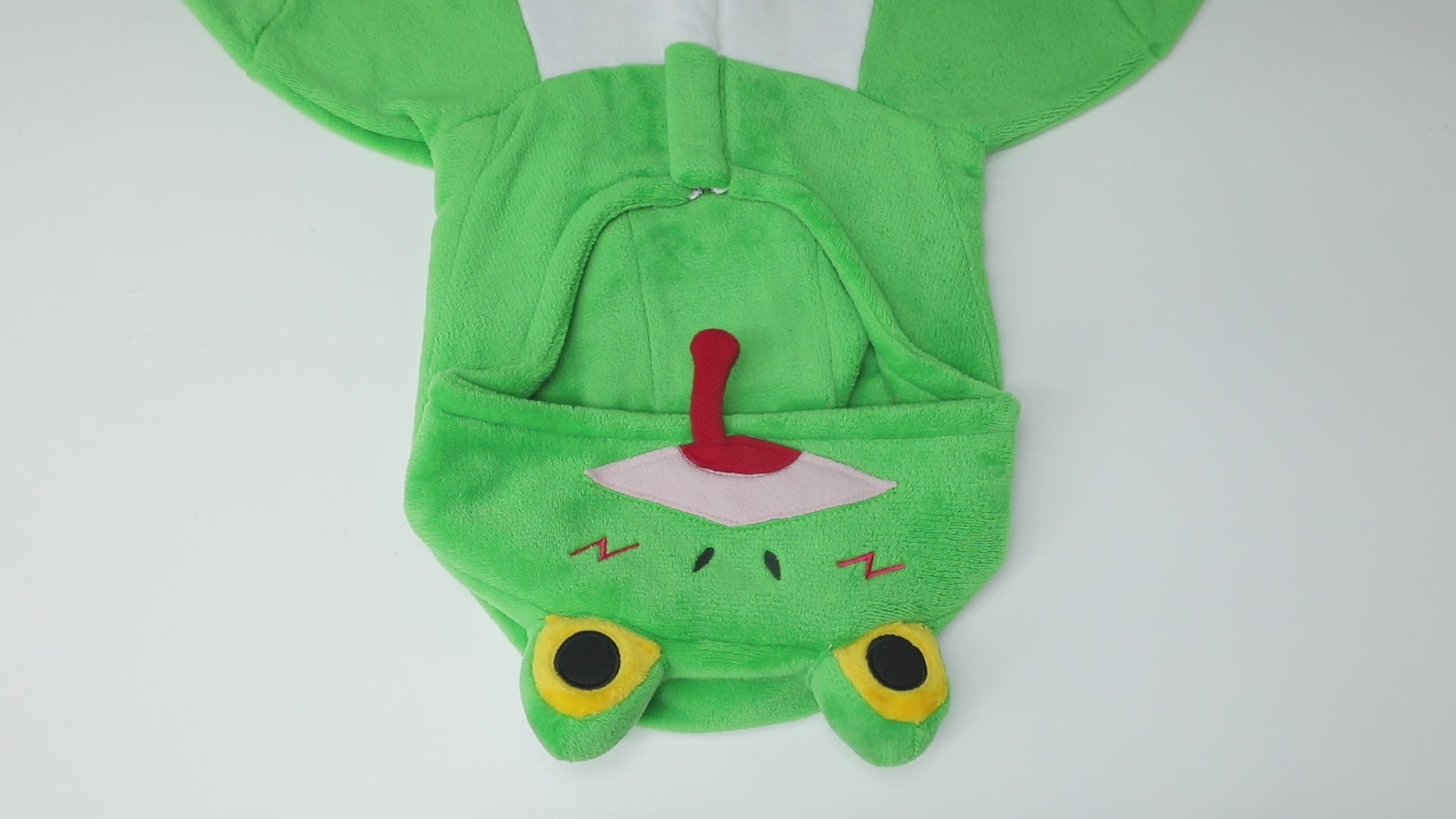 OLAOLA Unisex Adult Plush Frog Animals Onesie Pajamas Warm Home One-Piece Sleepwear