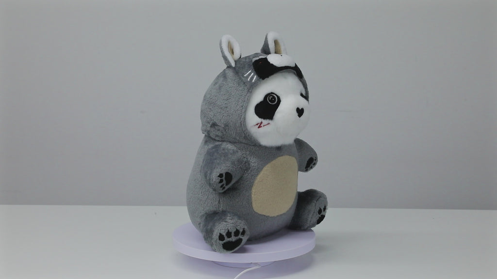 35CM OLAOLA Original Cute Panda Raccoon Pajamas Dolls Soft Stuffed Dolls Animals Plush Toys Plushies Birthday Gift