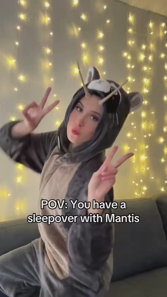 OLAOLA Unisex Adult Plush Raccoon Animals Onesie Pajamas Warm Home One-Piece Sleepwear