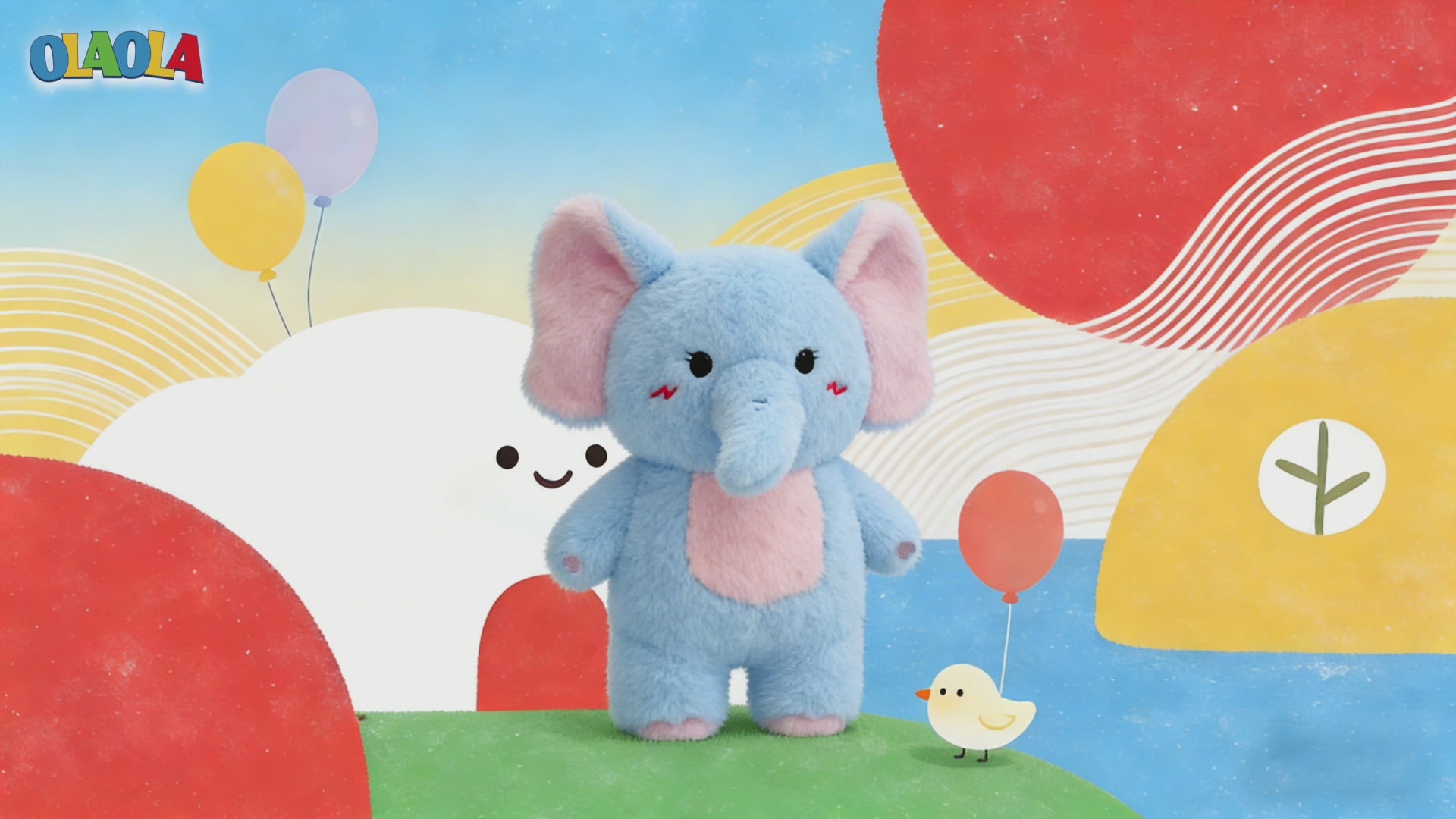 30CM OLAOLA Elephant Original Plush Toys Soft Stuffed Dolls Animals Plushies Birthday Gift