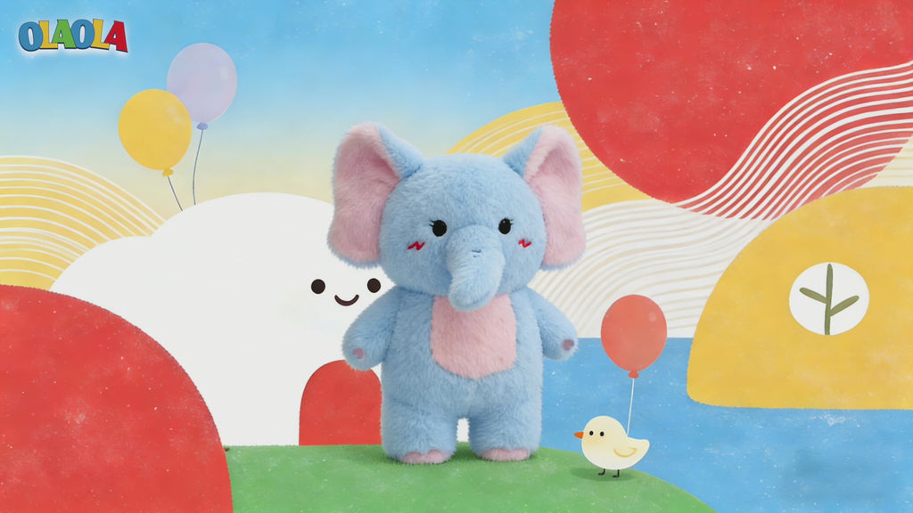 30CM OLAOLA Elephant Original Plush Toys Soft Stuffed Dolls Animals Plushies Birthday Gift